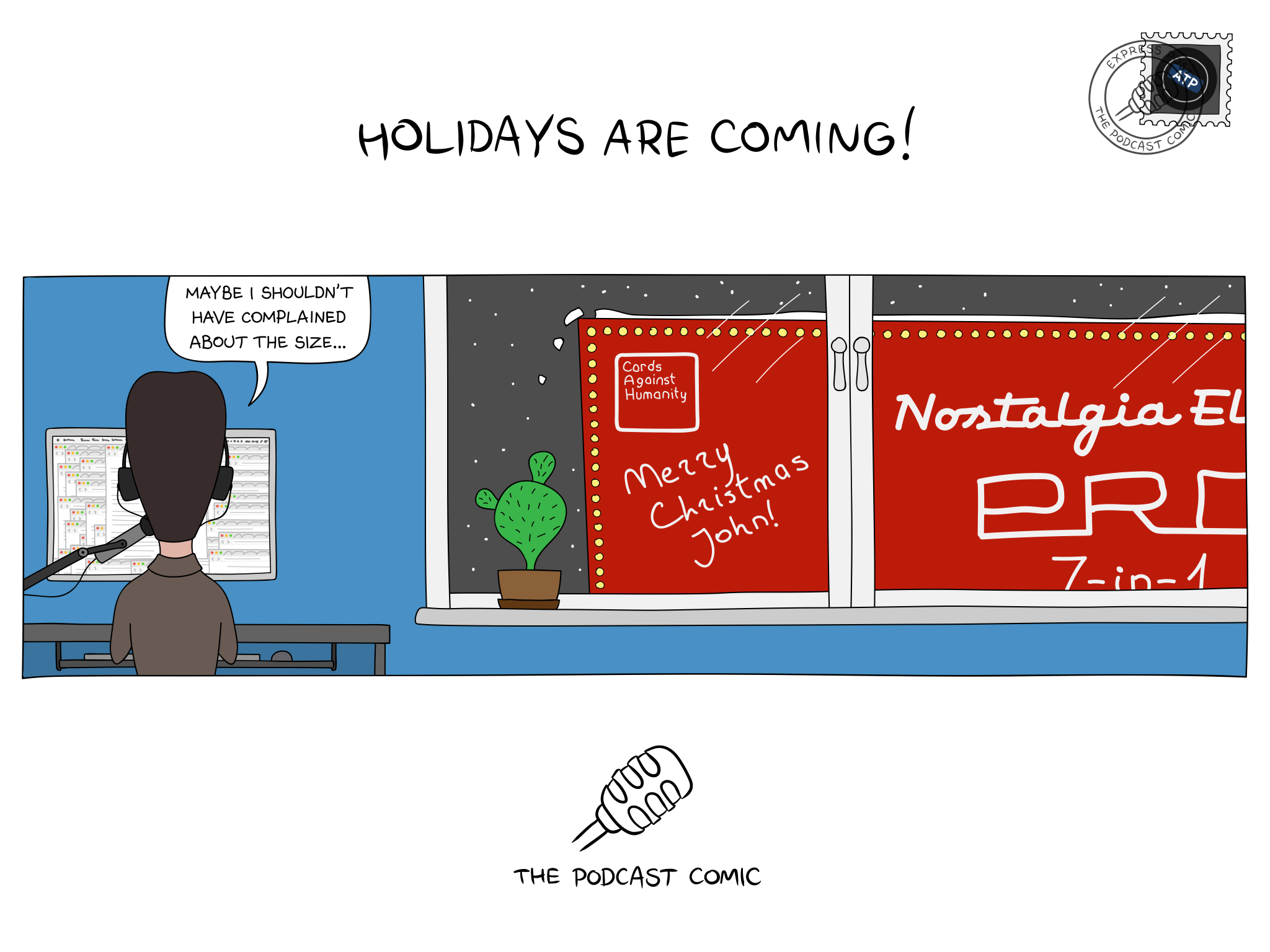 Comic 'Holidays Are Coming!'